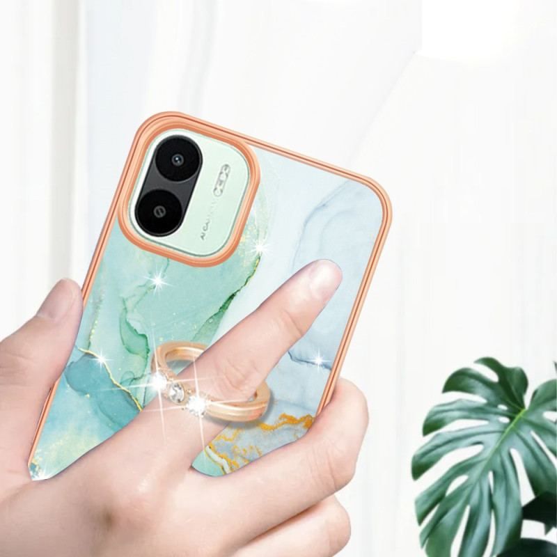 Cover Xiaomi Redmi A1 Marmor Med Ringstøtte