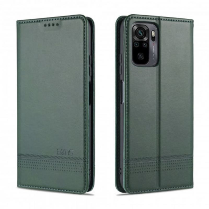 Cover Xiaomi Redmi Note 10 / 10S Flip Cover Azns Læderstyling