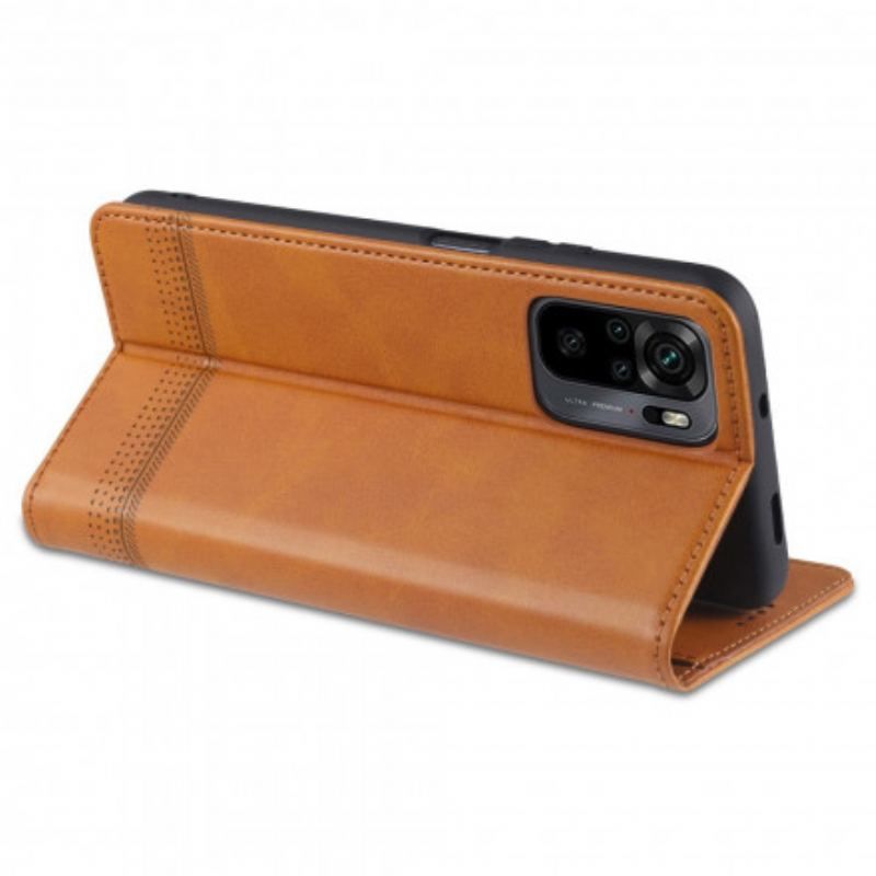 Cover Xiaomi Redmi Note 10 / 10S Flip Cover Azns Læderstyling