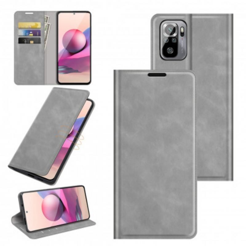 Cover Xiaomi Redmi Note 10 / 10S Flip Cover Hudberøring