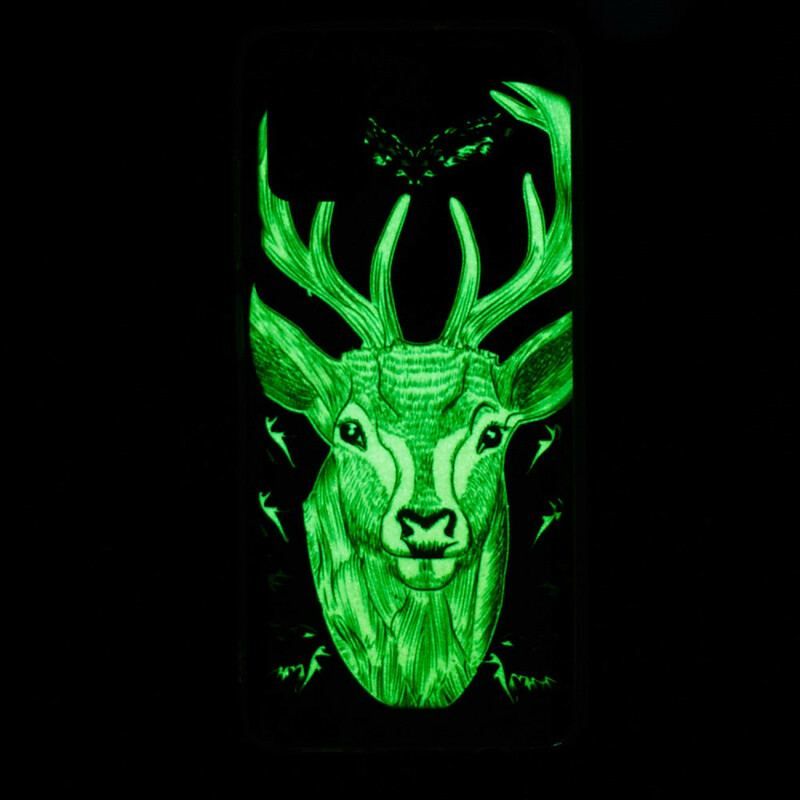 Cover Xiaomi Redmi Note 10 / 10S Fluorescerende Majestic Deer