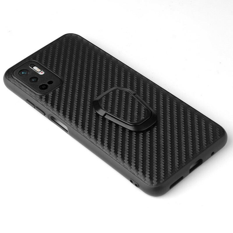 Cover Xiaomi Redmi Note 10 5G Carbon Fiber Ring-support