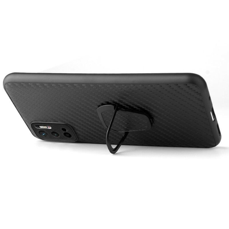 Cover Xiaomi Redmi Note 10 5G Carbon Fiber Ring-support