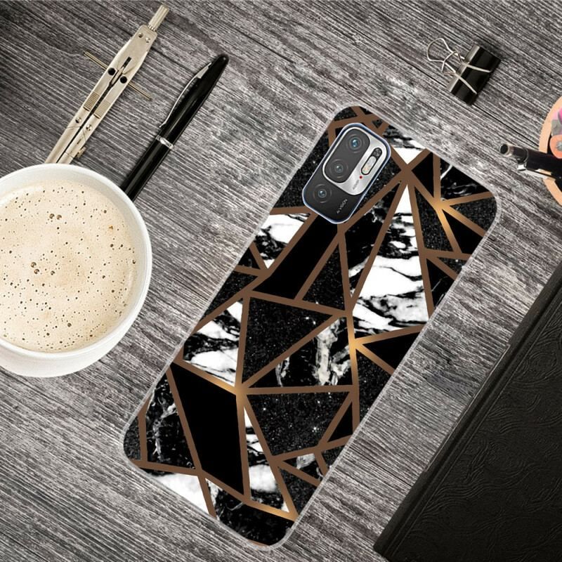 Cover Xiaomi Redmi Note 10 5G Geometrisk Marmor