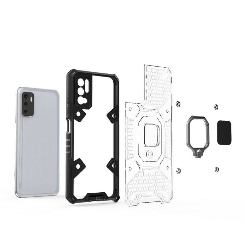 Cover Xiaomi Redmi Note 10 5G Honeycomb Med Ring