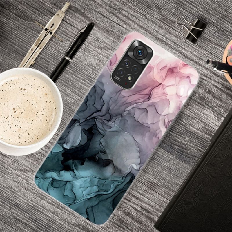 Cover Xiaomi Redmi Note 11 / 11S Farvet Marmor