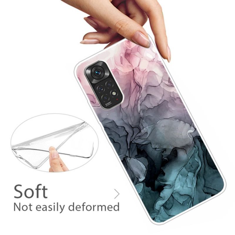 Cover Xiaomi Redmi Note 11 / 11S Farvet Marmor