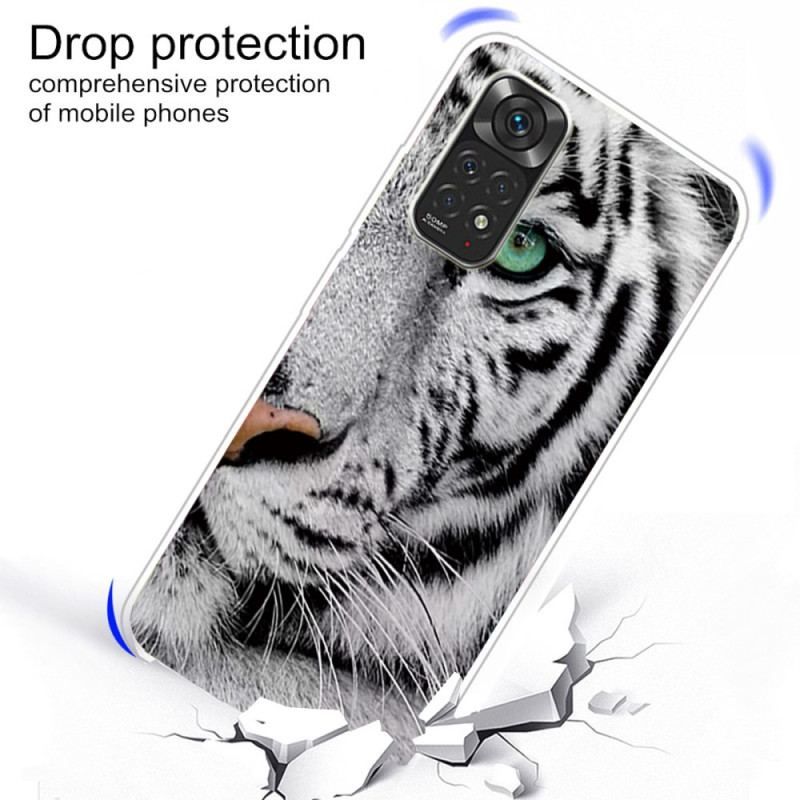 Cover Xiaomi Redmi Note 11 / 11S Fleksibel Tiger