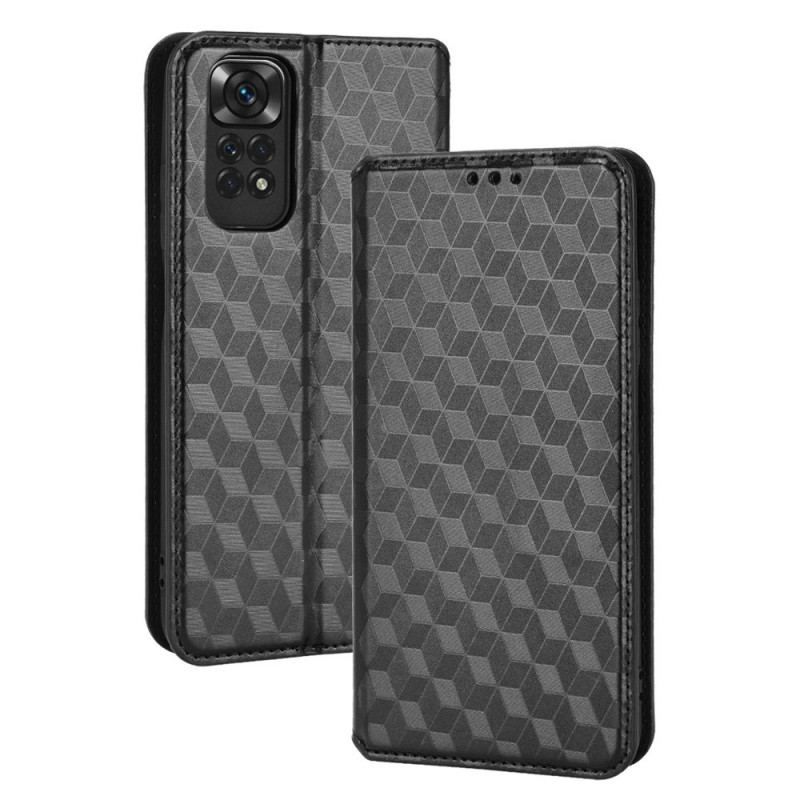 Cover Xiaomi Redmi Note 11 / 11S Flip Cover 3d Diamant Læder Effekt