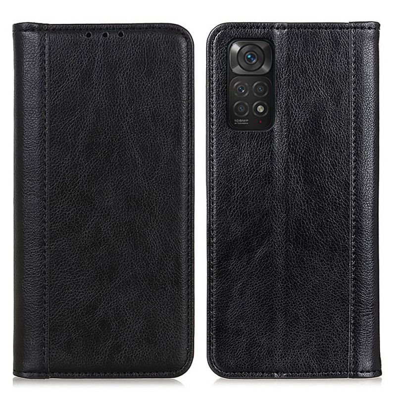 Cover Xiaomi Redmi Note 11 / 11S Flip Cover Elegance Split Litchi Læder