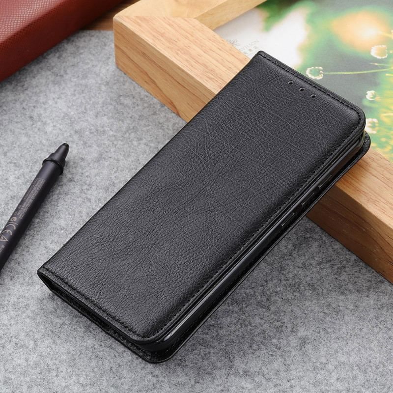 Cover Xiaomi Redmi Note 11 / 11S Flip Cover Lychee Split Læder Tekstur