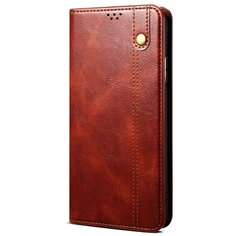 Cover Xiaomi Redmi Note 11 / 11S Flip Cover Voksbehandlet Kunstlæder