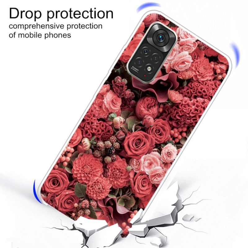 Cover Xiaomi Redmi Note 11 / 11S Intense Blomster