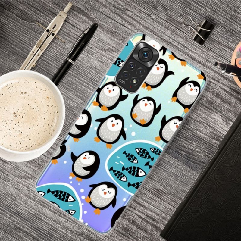 Cover Xiaomi Redmi Note 11 / 11S Pingviner Og Fisk