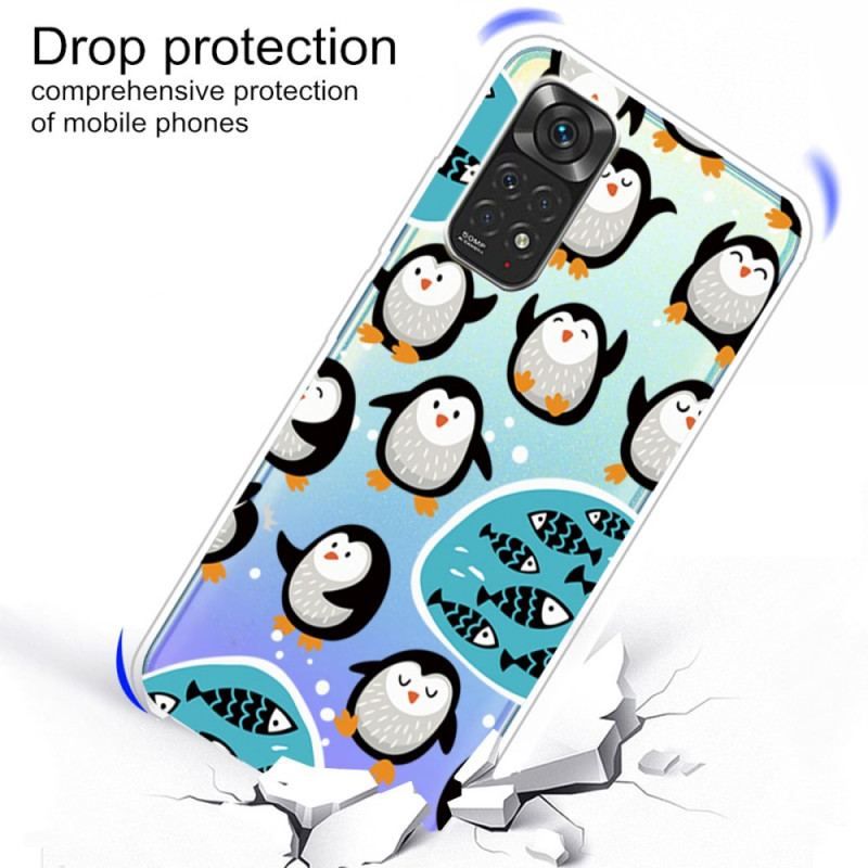 Cover Xiaomi Redmi Note 11 / 11S Pingviner Og Fisk