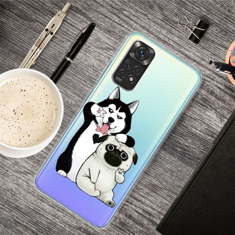 Cover Xiaomi Redmi Note 11 / 11S Sjove Hunde