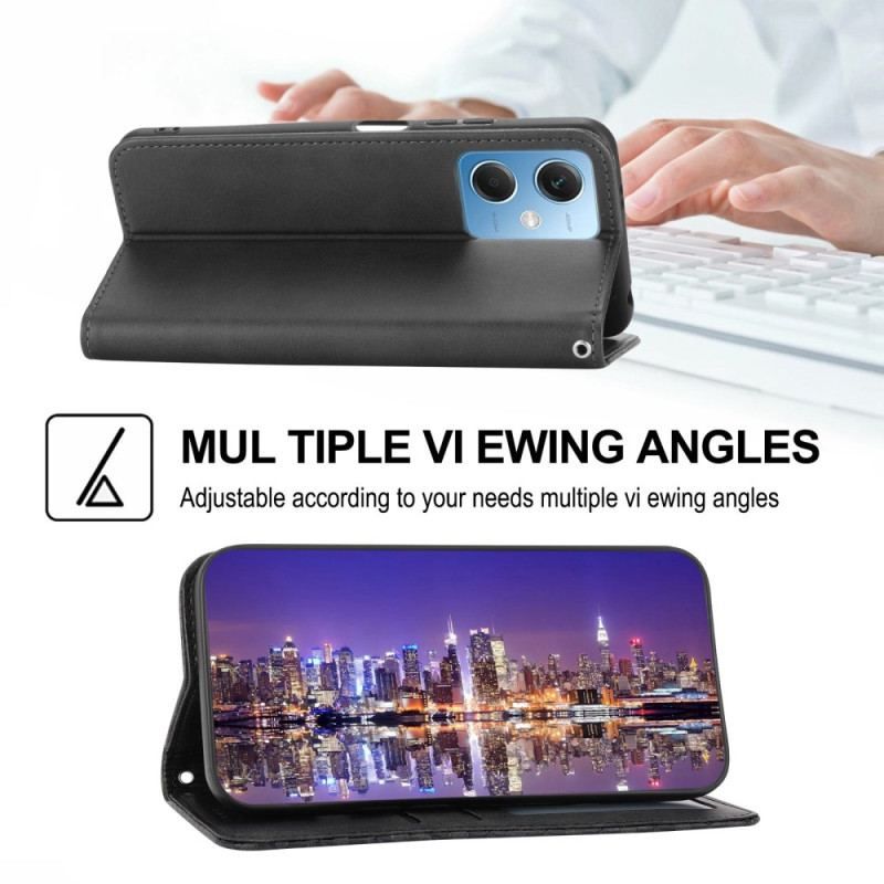 Cover Xiaomi Redmi Note 12 5G Flip Cover Stil Læder 3d Mønster