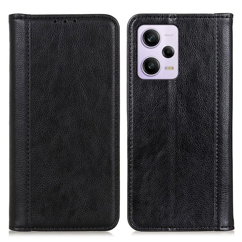 Cover Xiaomi Redmi Note 12 Pro Plus Flip Cover Lychee Split Læder