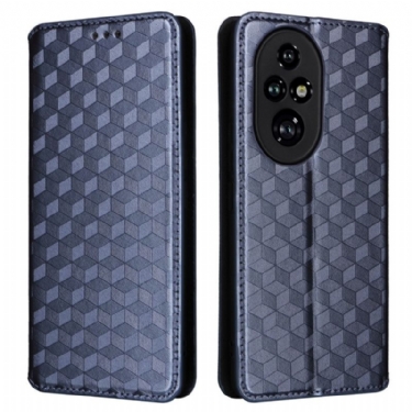 Læder Cover Honor 200 Pro 3d Diamanter