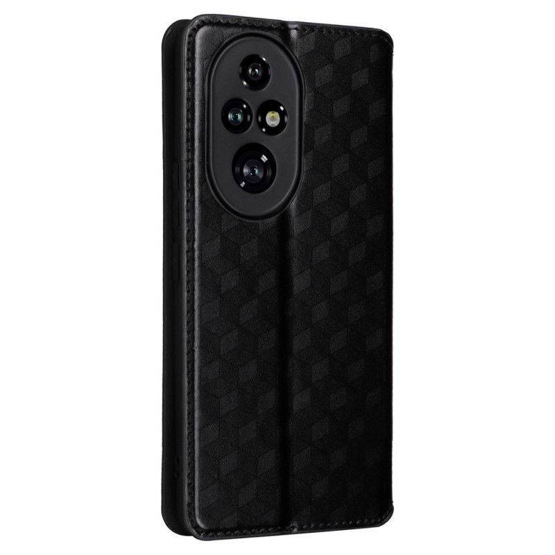 Læder Cover Honor 200 Pro 3d Diamanter