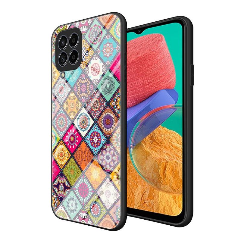 Cover Samsung Galaxy M33 5G Mandala Kalejdoskop Med Stand