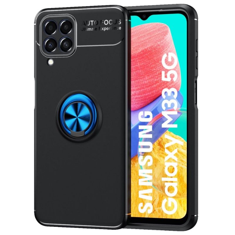 Cover Samsung Galaxy M33 5G Silikone Med Roterende Støtte