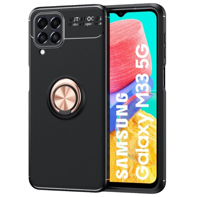 Cover Samsung Galaxy M33 5G Silikone Med Roterende Støtte