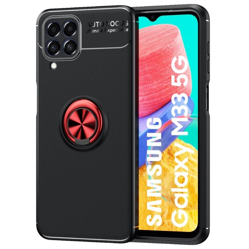 Cover Samsung Galaxy M33 5G Silikone Med Roterende Støtte