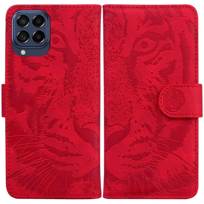 Flip Cover Samsung Galaxy M33 5G Præget Tiger