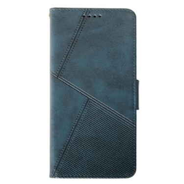 Flip Cover Til Xiaomi Redmi Note 13 5g Idewei Geometriske Linjer