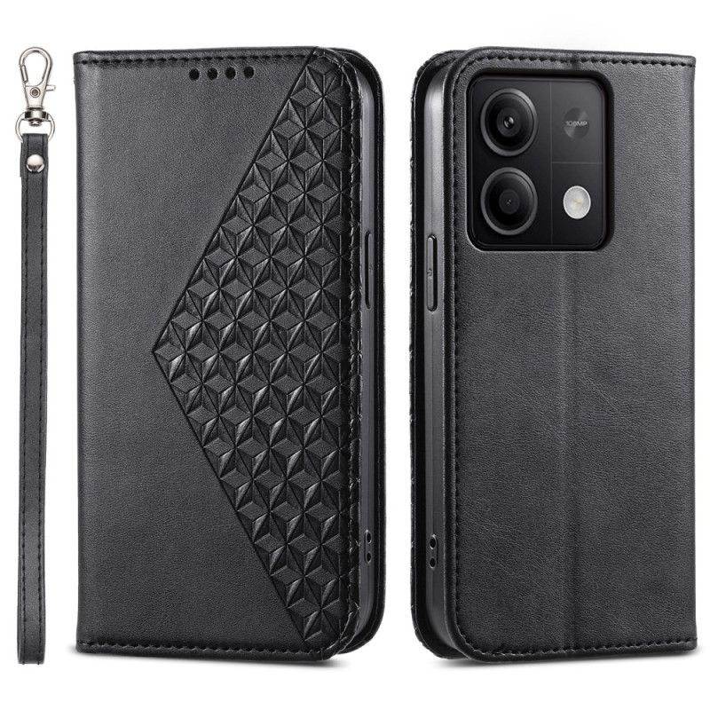 Flip Cover Xiaomi Redmi Note 13 5g Strappy Diamond Design