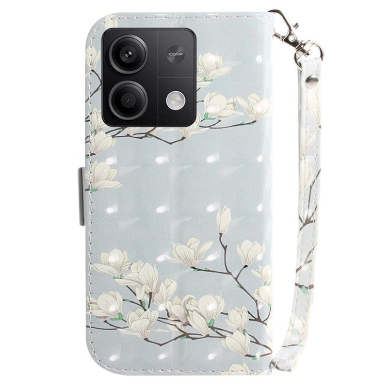 Flip Cover Xiaomi Redmi Note 13 5g Stribede Magnoliaer