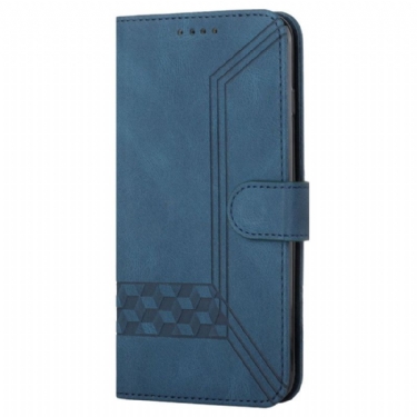 Læder Cover Xiaomi Redmi Note 13 5g Remmønster