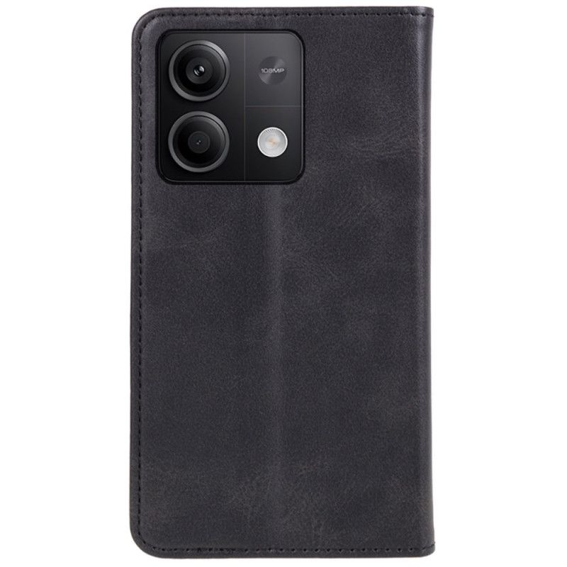 Læder Cover Xiaomi Redmi Note 13 5g Telefon Etui Tekstureret