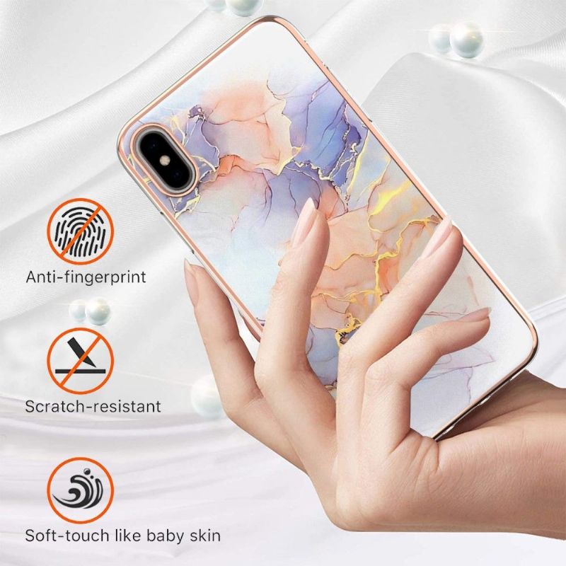 Cover iPhone XS Max Farvet Marmor