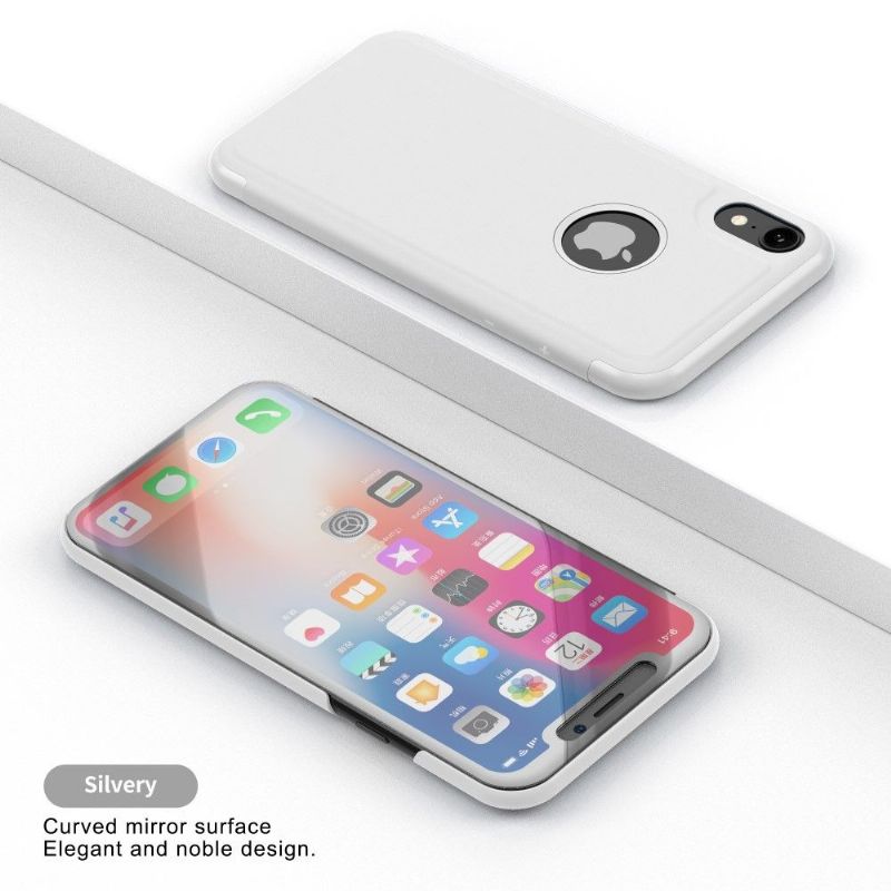 Cover iPhone XS Max Flip Cover Spejleffekt