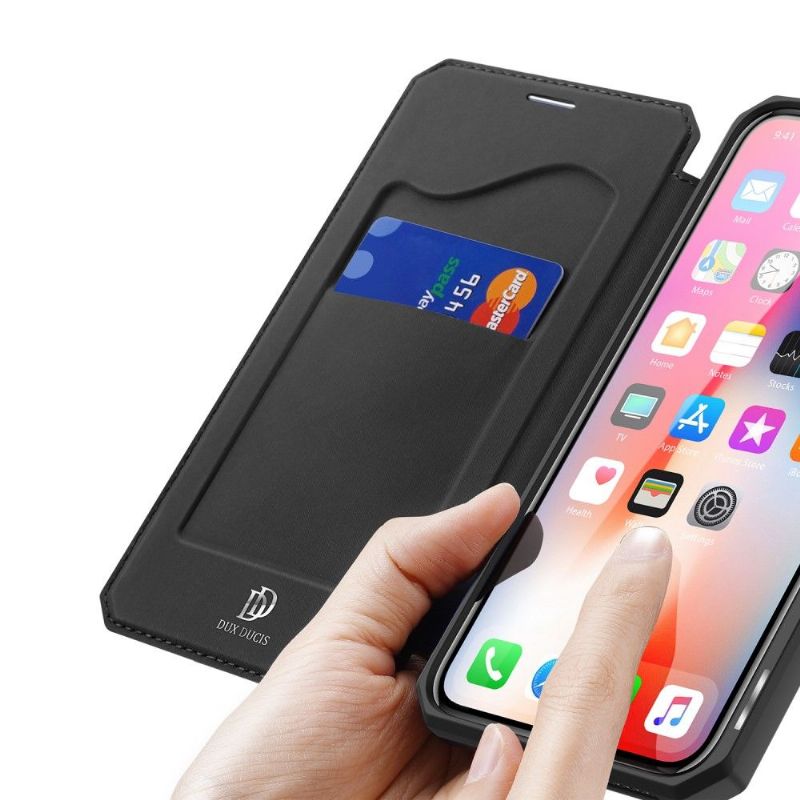 Flip Cover iPhone XS Max Anti-fald X-seriens Magnetkasse