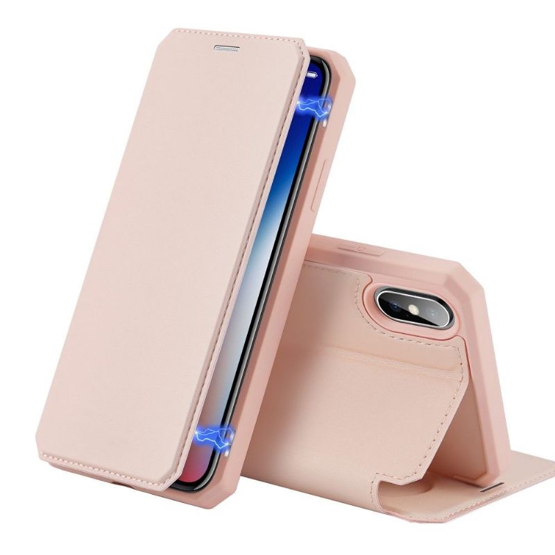 Flip Cover iPhone XS Max Anti-fald X-seriens Magnetkasse