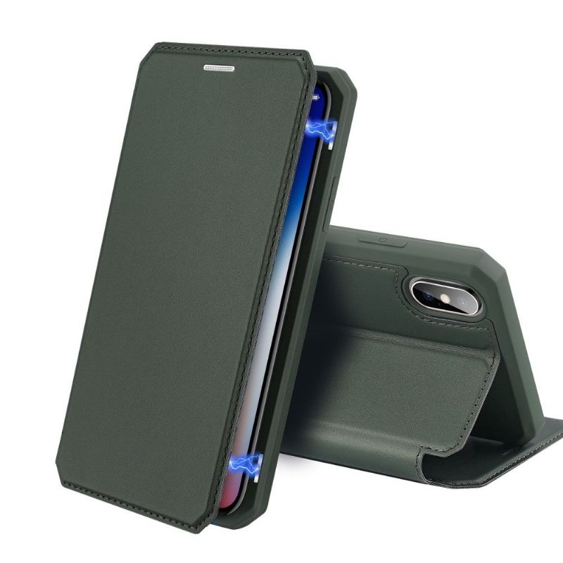 Flip Cover iPhone XS Max Anti-fald X-seriens Magnetkasse