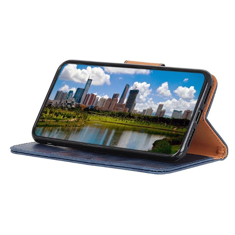 Etui Motorola Moto G200 5G Anti-fald Edouard Classic Imiteret Læder