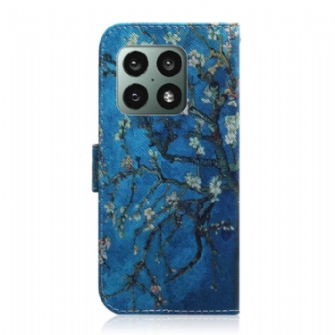 Etui OnePlus 10 Pro Hemming Mandelblomst