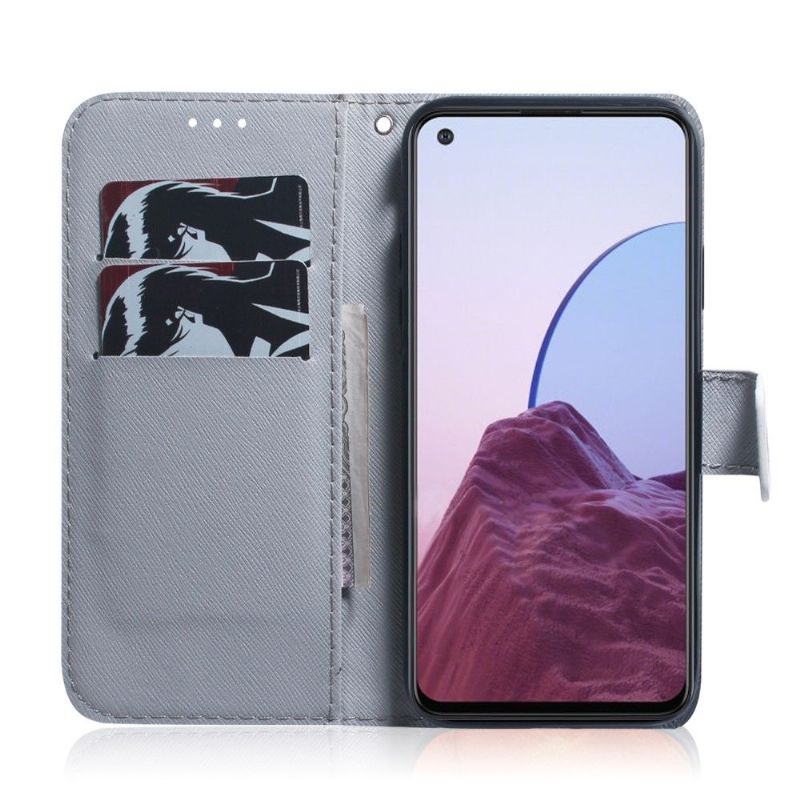 Etui OnePlus 10 Pro Hemming Mandelblomst