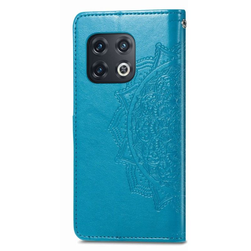 Flip Cover OnePlus 10 Pro Anti-fald Relief Mandala