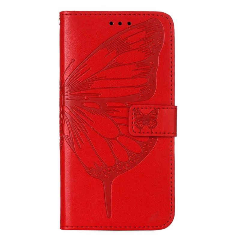 Flip Cover OnePlus 10 Pro Anti-fald Sommerfugleblomst Kortholder