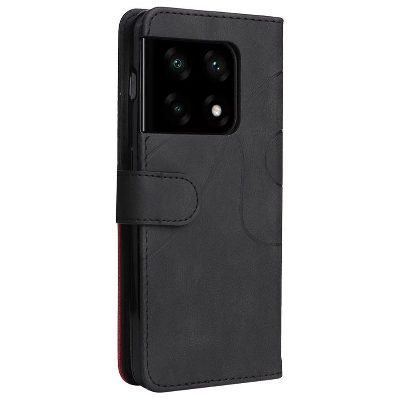 Flip Cover OnePlus 10 Pro Tofarvet Kunstnerisk