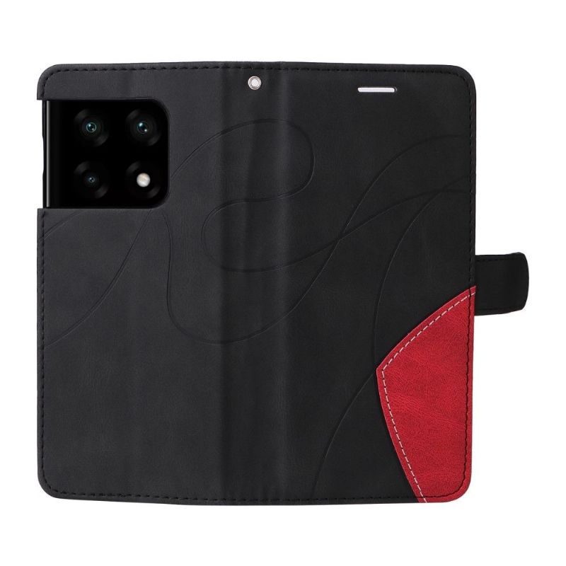 Flip Cover OnePlus 10 Pro Tofarvet Kunstnerisk