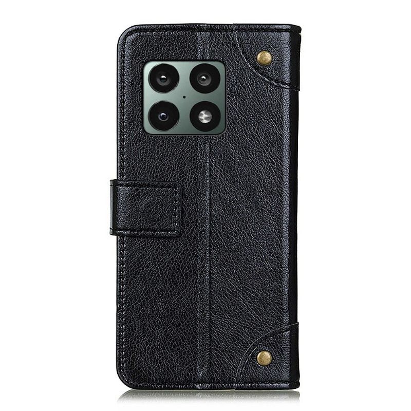 Læder Cover OnePlus 10 Pro Emma Kunstlæder Vintage