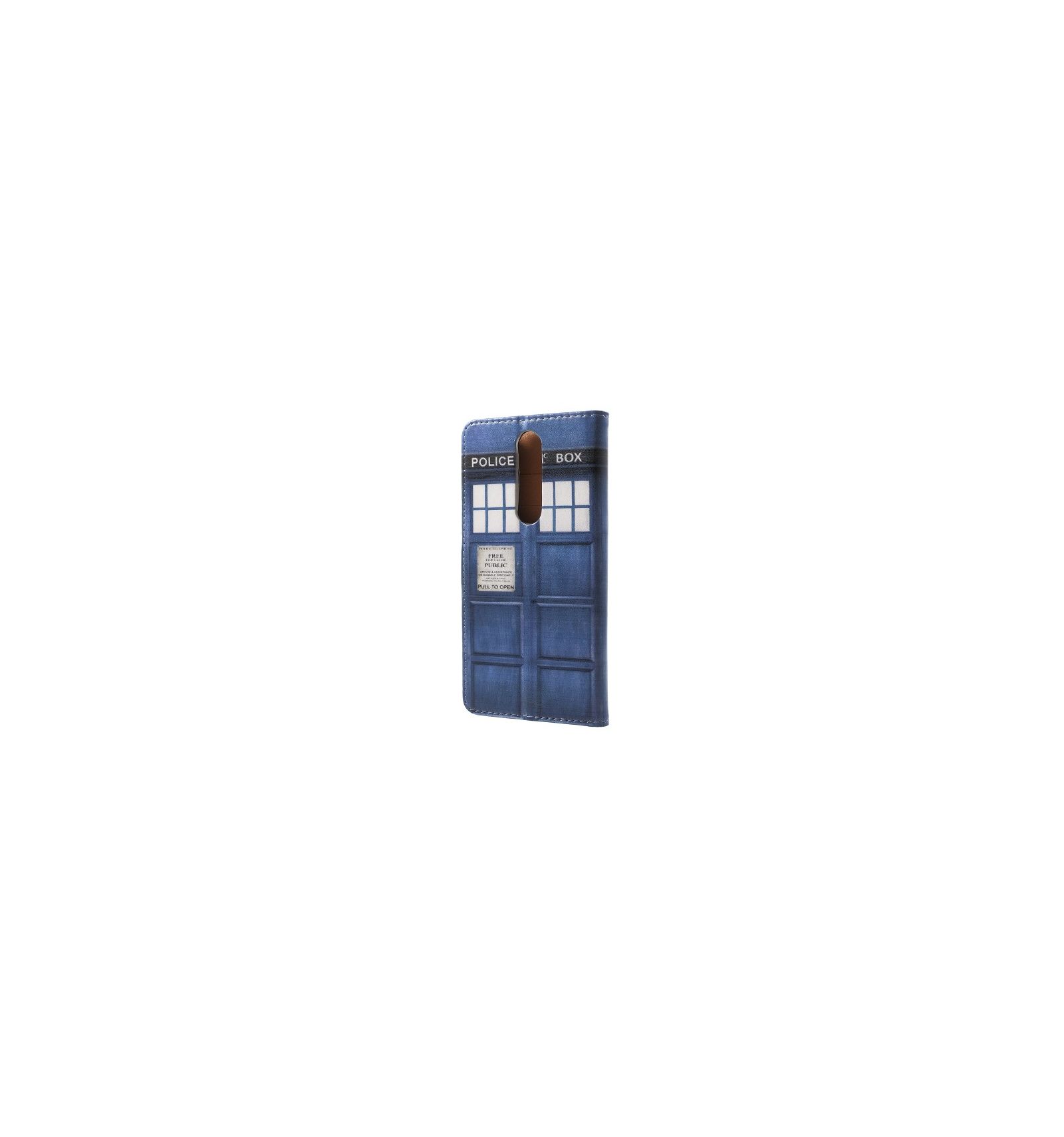 Flip Cover Nokia 5.1 Doctor Who Police Box Card Holder