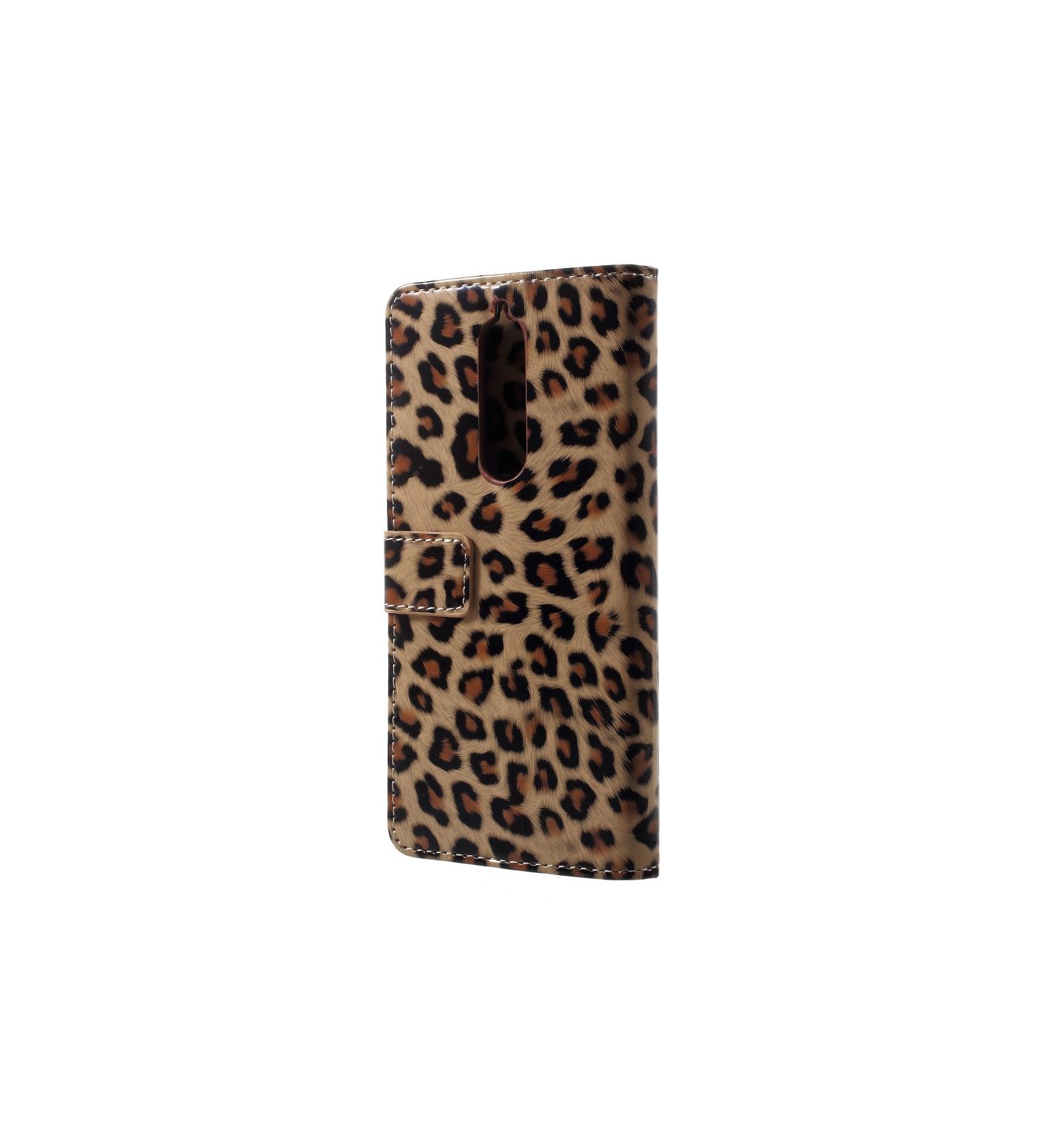 Flip Cover Nokia 5.1 Leopardprint Kortholder