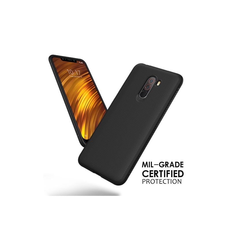 Cover Pocophone F1 Anti-fald Rustningseffekt Frys